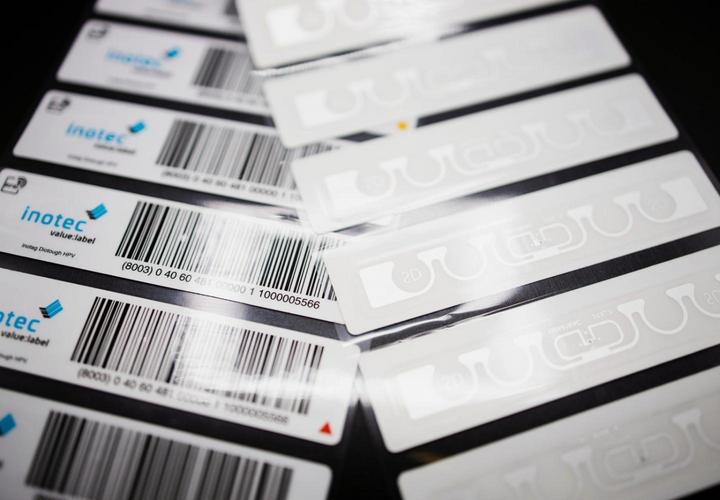 inotec RFID lLabel Ansicht Inlay inotec Photo RFID lLabel Ansicht Inlay
