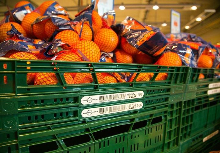 inotec Barcode Inmould Europool Behaelter Lebensmittel inotec Photo Barcode Inmould Europool Behaelter Lebensmittel